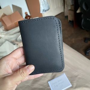 Portland leather goods minimalist bifold wallet